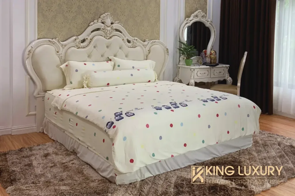 Katakura Tencel Chấm Bi Kem