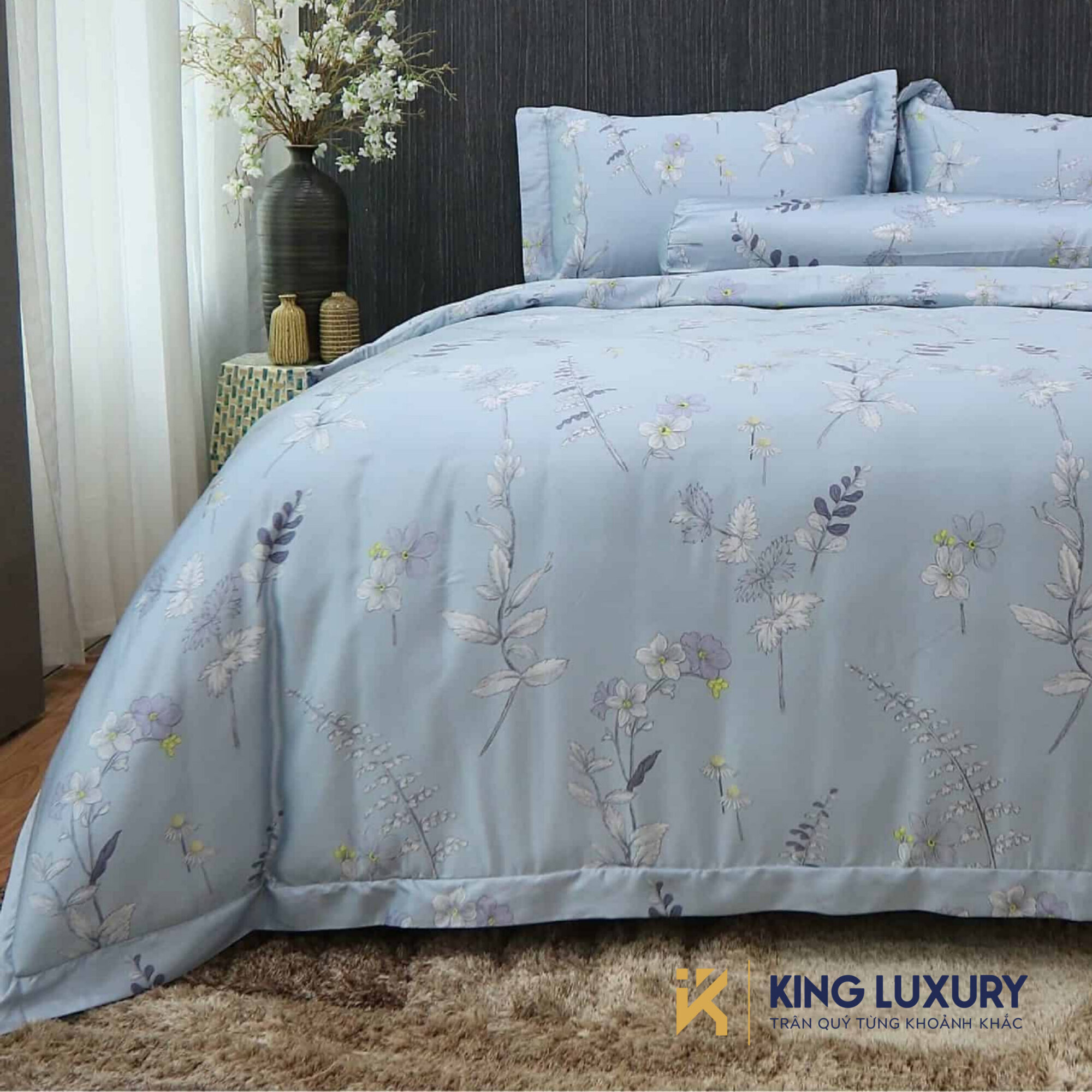 Bo chan ga katakura tencel troi hoa lung linh