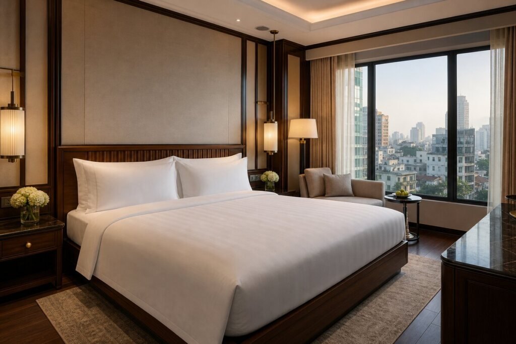 Thi công nệm cho khách sạn 5 sao tại Hà Nội